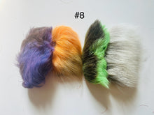 Dyed Caribou fur Tufting bundles