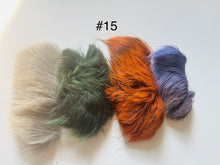 Dyed Caribou fur Tufting bundles