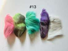 Dyed Caribou fur Tufting bundles