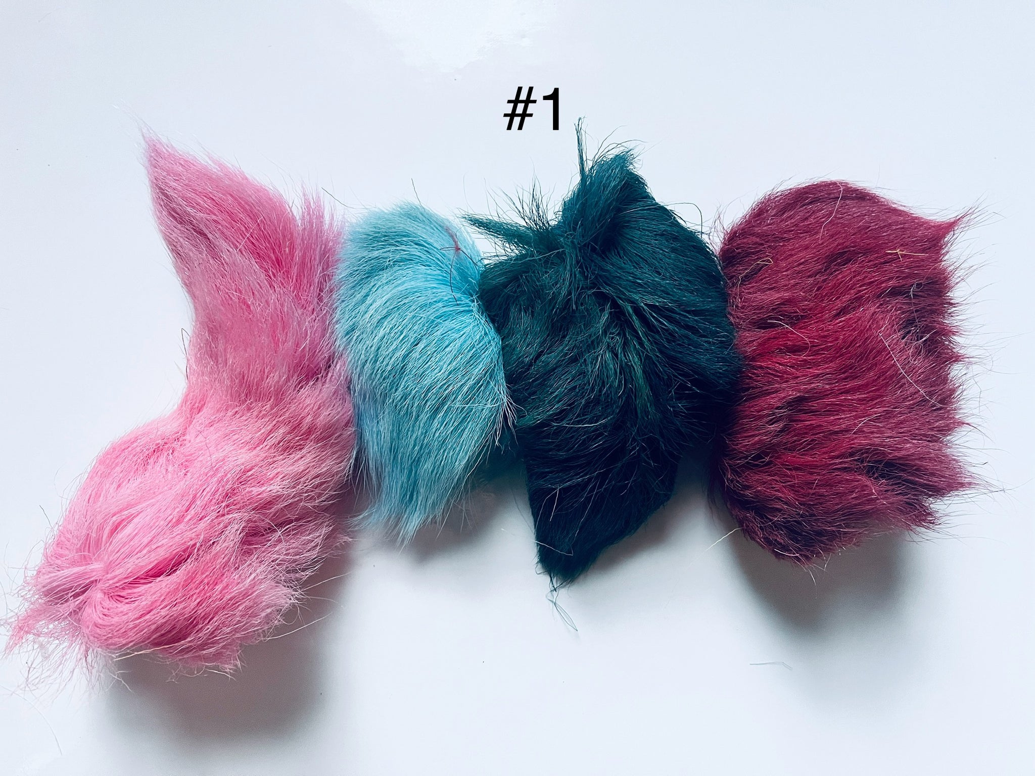 Fur Tuft Pattern Dyed Caribou fur Tufting bundles – Brittany's Handmade Designs