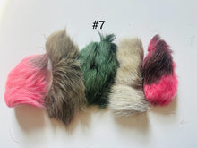 Dyed Caribou fur Tufting bundles