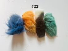 Dyed Caribou fur Tufting bundles