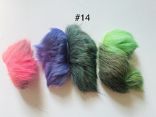 Dyed Caribou fur Tufting bundles