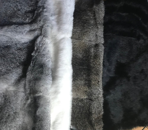 Rabbit fur plate