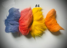 Dyed Caribou fur Tufting bundles