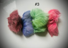 Dyed Caribou fur Tufting bundles