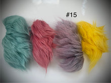 Dyed Caribou fur Tufting bundles