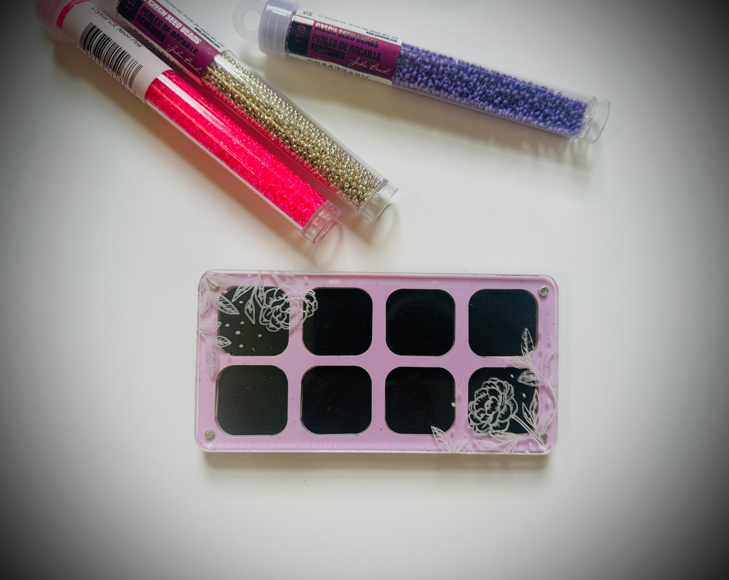 Mini Magnetic Acrylic beading tray