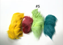 Dyed Caribou fur Tufting bundles