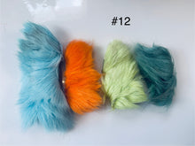 Dyed Caribou fur Tufting bundles