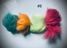 Dyed Caribou fur Tufting bundles