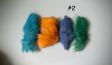 Dyed Caribou fur Tufting bundles
