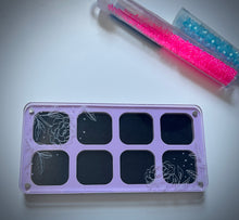 Matte Purple Mini Magnetic Acrylic beading tray
