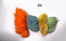 Dyed Caribou fur Tufting bundles