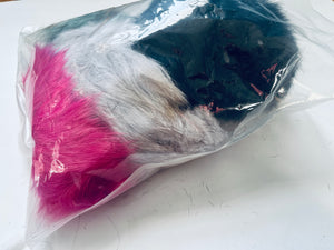 Assorted fox fur scrap bags
