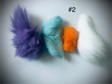 Dyed Caribou fur Tufting bundles