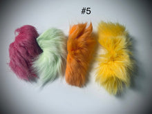 Dyed Caribou fur Tufting bundles