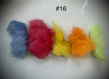 Dyed Caribou fur Tufting bundles