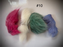 Dyed Caribou fur Tufting bundles