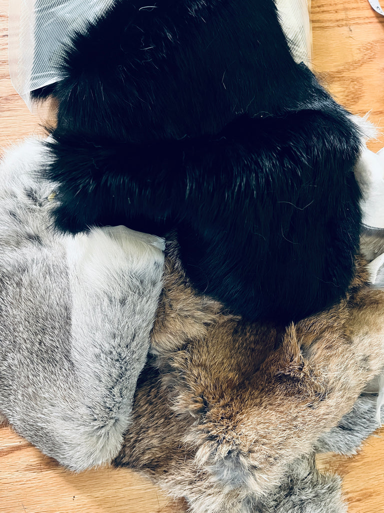 Assorted Rabbit fur scrap bags – Brittany's Handmade Designs