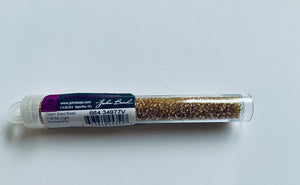 11/0 light gold seed beads