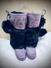 Purple size 8 ladies mukluks
