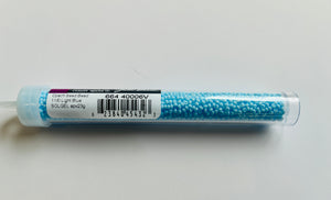 11/0 light blue solgel seed beads